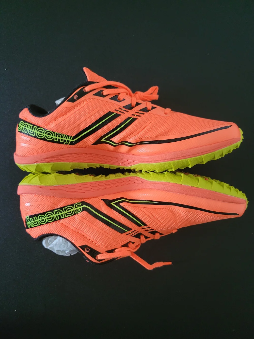 Saucony Neon Orange Running Shoes
